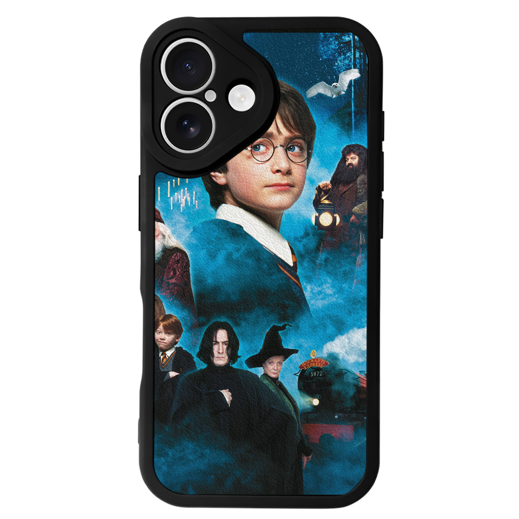 （画像用） Harry Potter ハリー・ポッターシリーズ 【iPhone 16シリーズ対応】シリコンスマホケース（レザー調） 材質：シリコン